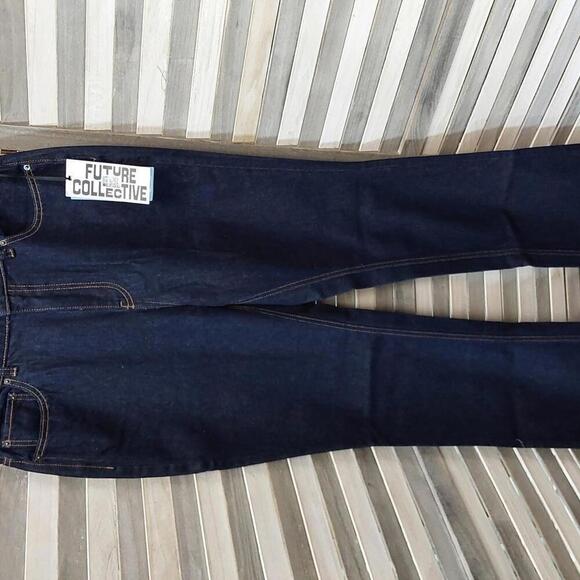 Flare Jeans Women Non-Stretch Cotton Pockets | Future Collective | 10 - Picture 2 of 10
